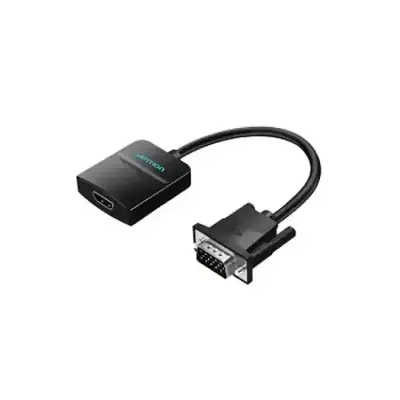 Vention ACNBB VGA to HDMI Converter with Female Micro USB and...
